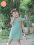  Đầm Chữ A Bé Gái Tamiuy Cotton Cánh  Tiên Đính Hoa Cân Nặng 10-38kg 