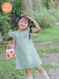  Đầm Chữ A Bé Gái Tamiuy Cotton Cánh  Tiên Đính Hoa Cân Nặng 10-38kg 