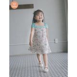  Đầm Bé Gái Tamiuy Voan Dập Ly, Họa Tiết Hoa Nhí Dễ Thương 