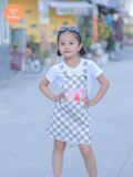  Yếm Caro Tamiuy Đính Chữ Hot Chất Liệu Cao Cấp, Dành Cho Bé Năng Động (1-10T) 