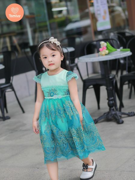  Đầm Dạ Hội Tamiuy Đăng Chân Cao Cấp, Dành Cho Bé Mặc Dự Tiệc & Chụp Ảnh 