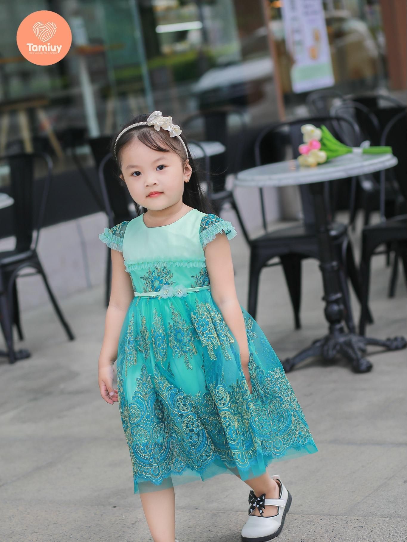  Đầm Dạ Hội Tamiuy Đăng Chân Cao Cấp, Dành Cho Bé Mặc Dự Tiệc & Chụp Ảnh 