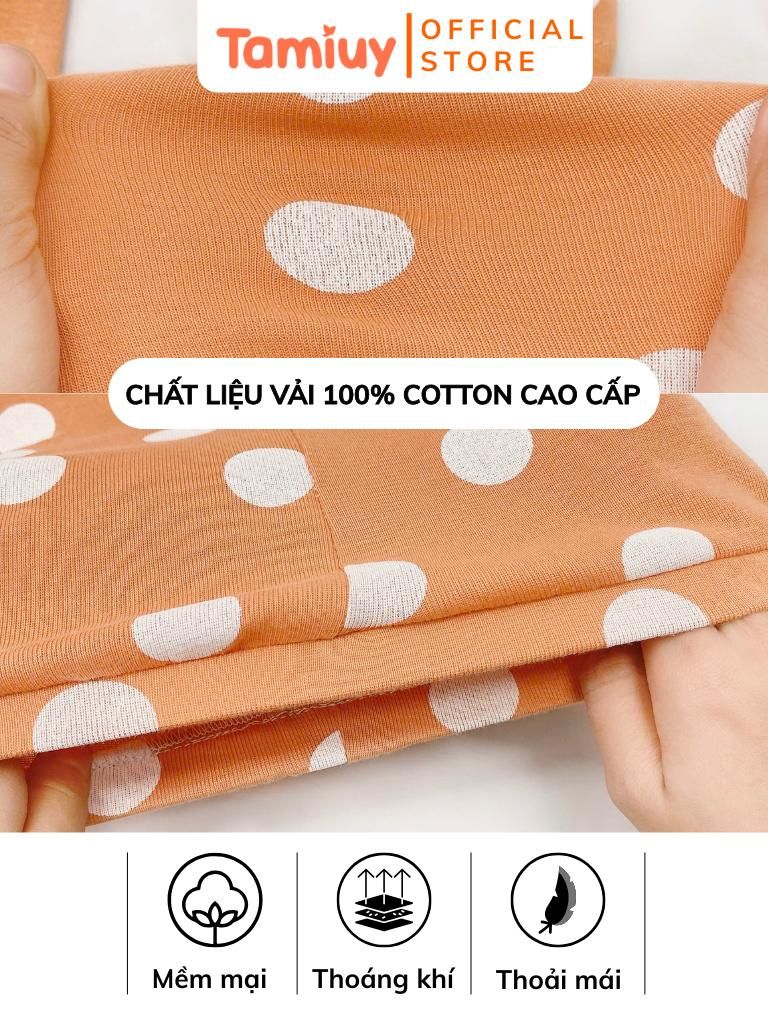  Quần Thun Leg Tamiuy Chấm Bi Bé Gái Chất Thun Cotton Co Giãn 