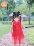  Đầm Ren Đuôi Cá Tamiuy Thiết Kế Cao Cấp, Dành Cho Bé Gái (1-10T) 