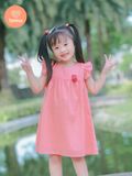  Set Đầm Bé Gái Tamiuy  Đính Thú, Phối Quần Đùi Phồng Phong Cách Hè (1-10T) 