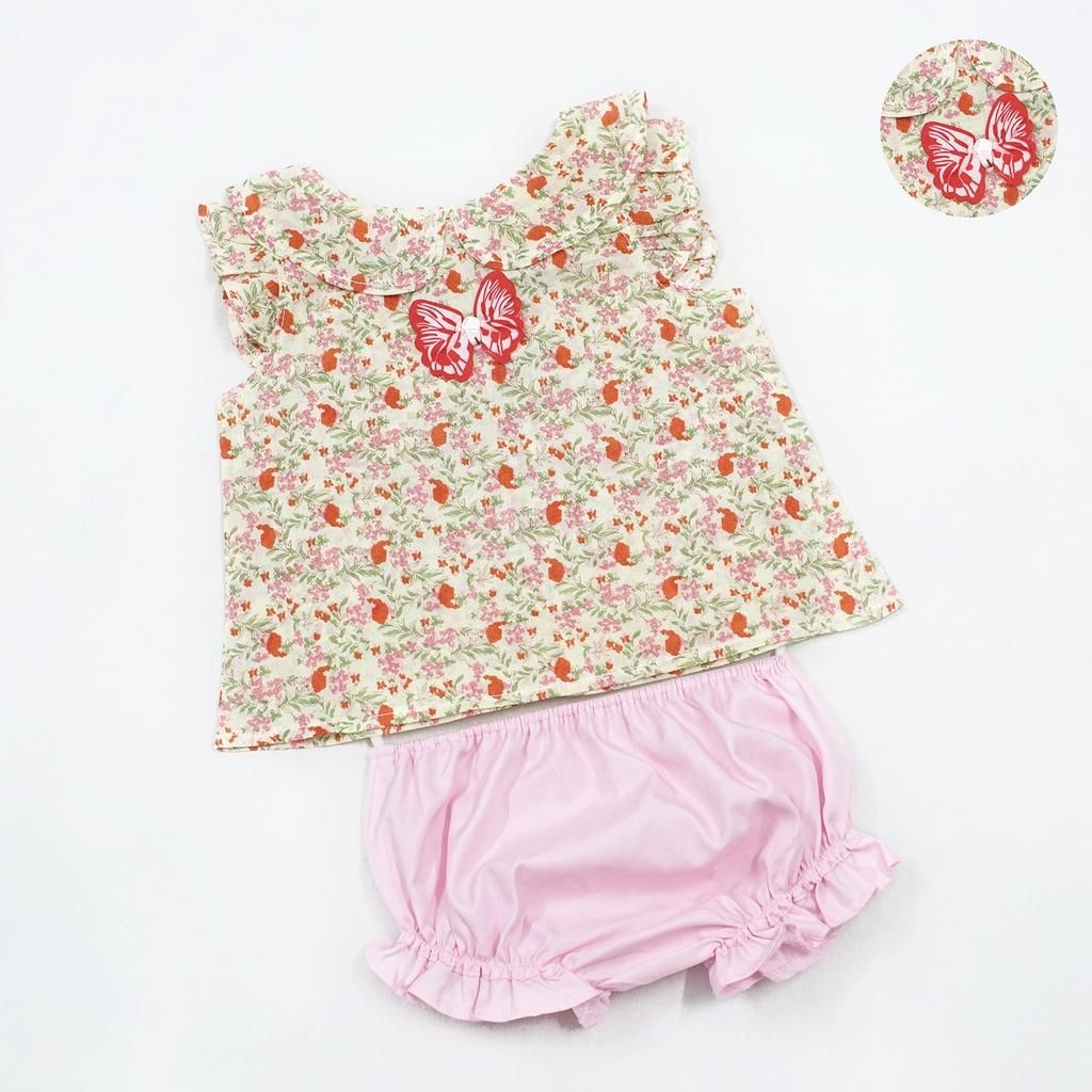  Set Quần Áo Bé Gái Tamiuy, Chất Cotton Mềm Mại, Họa Tiết Đáng Yêu Cho Bé Sơ Sinh 