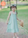  Đầm Yếm 2 Dây Bé Gái Tamiuy Chất Cotton Mềm Mịn Cho Bé từ 10-38 kg 