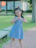  Đầm Thun Sọc Đối Xứng  Tamiuy Chất Cotton 4 Chiều Cho Bé Gái (1-10 T) 