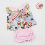  Set Quần Áo Bé Gái Tamiuy, Chất Cotton Mềm Mại, Họa Tiết Đáng Yêu Cho Bé Sơ Sinh 