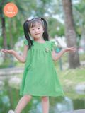  Set Đầm Bé Gái Tamiuy  Đính Thú, Phối Quần Đùi Phồng Phong Cách Hè (1-10T) 