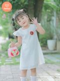  Đầm Chữ A Bé Gái Tamiuy Cotton Cánh  Tiên Đính Hoa Cân Nặng 10-38kg 