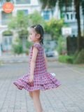  Đầm Xòe Đuôi Cá Bé Gái Tamiuy, Thiết Kế 2 Tầng Điệu Đà (1-10 Tuổi) 