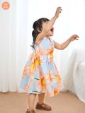  Đầm Xòe Công Chúa Tamiuy Hoạ Tiết Hoa Hướng Dương Dành Cho Bé Gái (1-10T) 