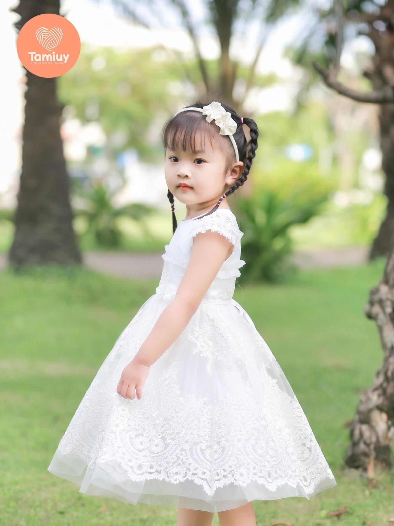  Tamiuy Đầm Dạ Hội Tamiuy Đăng Chân Cao Cấp Màu Đỏ  Công Chúa Sang Trọng Cân Nặng 10-40kg 