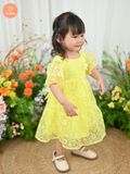  Đầm Xòe BaBy Doll Tamiuy Xẻ Tim Sau Nhiều Màu Sắc Dành CHo Bé TỪ 10 -38 kg 