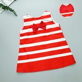  Váy Chữ A Bé Gái Tamiuy Cao Cấp Đính Nơ Họa Tiết Dễ Thương Chất Vải Cotton Mềm Mịn Nhiều Màu Tùy Chọn 