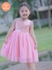  Tamiuy Đầm Dạ Hội Tamiuy Dập Ly Không Tay Đính Hoa Cao Cấp Cho Bé Gái 10-25 kg 