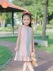  Đầm Xoè Tamiuy Cổ Yếm Vải Cotton  Mềm Mại Cho Bé Gái 1-10 Tuổi 