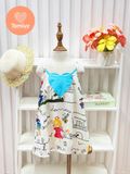  Đầm Yếm Tamiuy 2 Dây Trái Tim Bé Gái Cho Bé từ 10-38 kg 