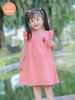 Set Đầm Bé Gái Tamiuy  Đính Thú, Phối Quần Đùi Phồng Phong Cách Hè (1-10T)