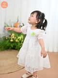  Đầm Xòe BaBy Doll Tamiuy Xẻ Tim Sau Nhiều Màu Sắc Dành CHo Bé TỪ 10 -38 kg 