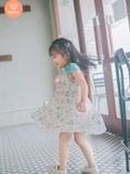  Đầm Bé Gái Tamiuy Voan Dập Ly, Họa Tiết Hoa Nhí Dễ Thương 