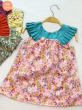  Đầm Bé Gái Tamiuy Thiết Kế Cổ Bèo Xếp Ly, Cotton Mềm Mại, Cao Cấp (1-10T) 
