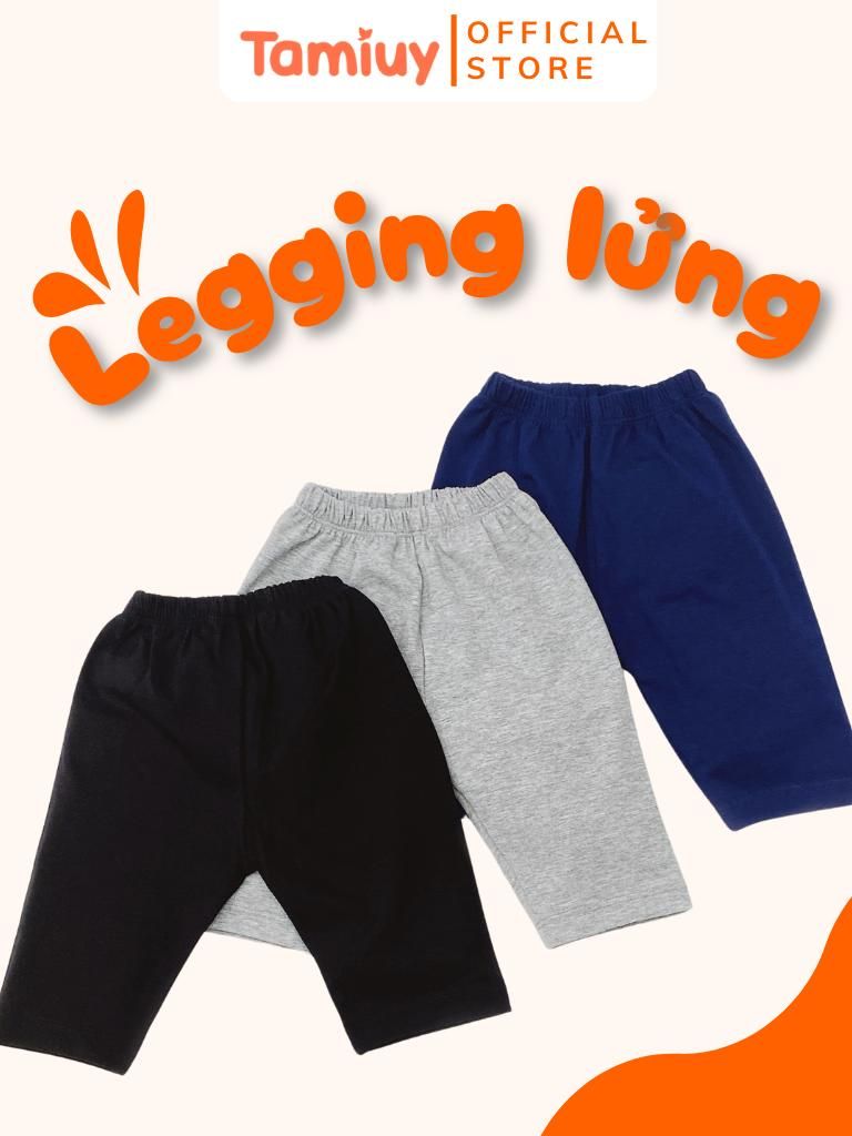  Quần Legging Lửng Tamiuy Chất Thun Co Giãn Dành Cho Bé Gái 