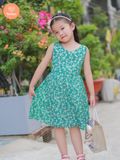  Đầm Cho Bé Gái Tamiuy Thiết Kế Xẻ  Tim Sau Cho Bé Từ 1-10  Tuổi 
