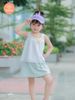  Set Bộ Áo Crotop Phối Với Quần Váy Thun Năng Động Cho Bé Từ 1-10 Tuổi 