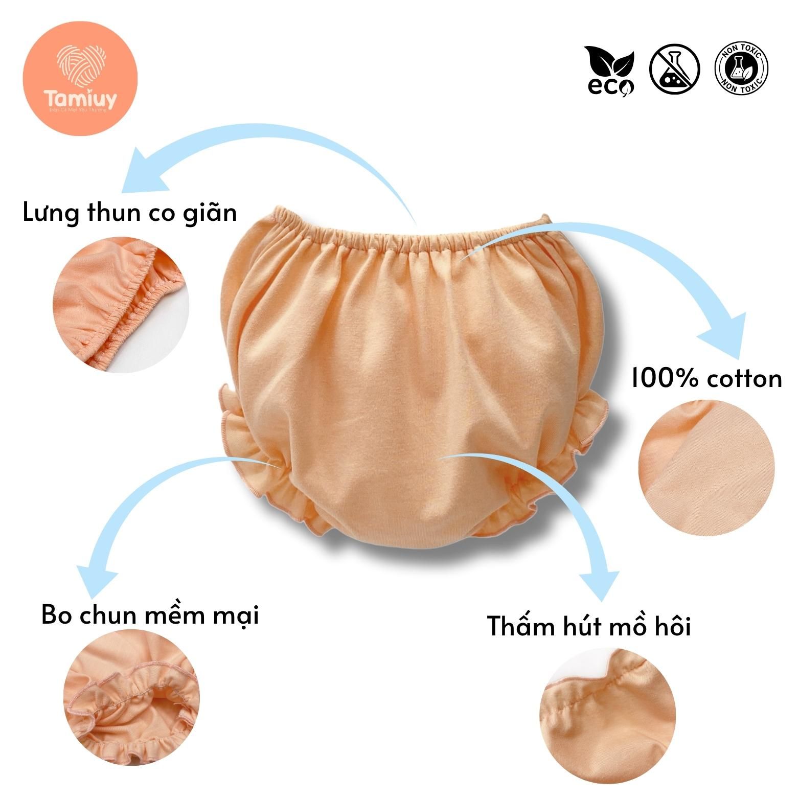  Quần Chip Đùi Phồng Tamiuy chất Thun Co Giãn 