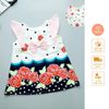  Váy Chữ A Bé Gái Tamiuy Cao Cấp Đính Nơ Họa Tiết Dễ Thương Chất Vải Cotton Mềm Mịn Nhiều Màu Tùy Chọn 