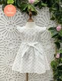  Đầm Xoè Bé Gái  Tamiuy Thêu Trụ Tay Cánh Tiên Size 10-40 kg 