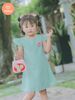 Đầm Chữ A Bé Gái Tamiuy Cotton Cánh  Tiên Đính Hoa Cân Nặng 10-38kg