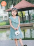  Đầm Bé Gái Cổ Tim Lệch Vai Tamiuy - Chất Cotton Cao Cấp, Xinh Xắn, Dễ Thương (1-10 Tuổi) 