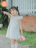  Đầm Chữ A Bé Gái Tamiuy Cotton Mềm Đính Hoa, Nhiều Màu (1-10T) 
