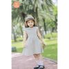  Đầm Bé Gái Tamiuy Cao Cấp Thiết Kế Tay Phồng Cánh Tiên Rode ở Cổ Và Eo Chất Liệu Linen Mềm Mại Size Trung 