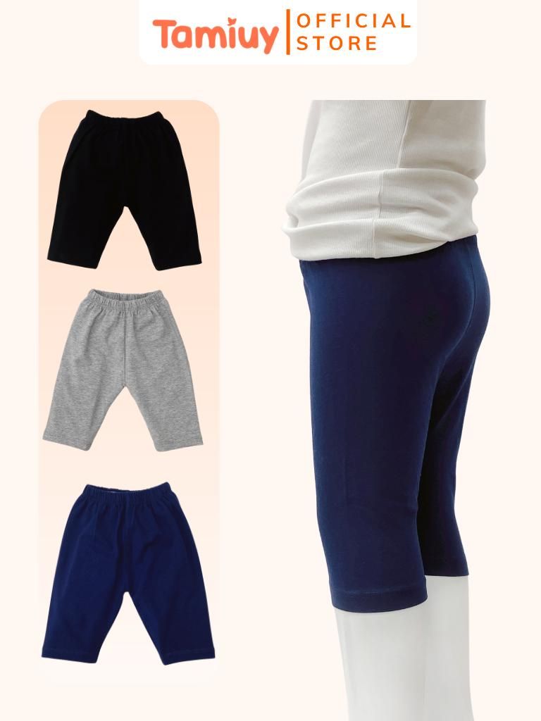  Quần Legging Lửng Tamiuy Chất Thun Co Giãn Dành Cho Bé Gái 
