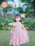  Tamiuy Đầm Dạ Hội Tamiuy Dập Ly Không Tay Đính Hoa Cao Cấp Cho Bé Gái 10-25 kg 