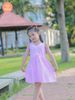 Đầm Thun Sọc Đối Xứng  Tamiuy Chất Cotton 4 Chiều Cho Bé Gái (1-10 T) 
