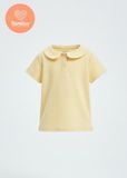  Tamiuy- Set Thiết Kế Bé Gái Áo Polo Cổ Trụ Năng Động Thể Thao Phối Chân Váy 
