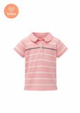  Tamiuy- Set Thiết Kế Bé Gái Áo Polo Cổ Trụ Năng Động Thể Thao Phối Chân Váy 