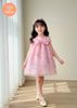  Đầm Búp Bê Hoạ Tiết Tamiuy Đính Nơ Ở Ngực Dành Cho Bé 10-39 kg 