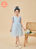  Đầm Xoè Xếp Ly Bé Gái Tamiuy Màu Xanh Danh Cho Bé 10-38 kg 