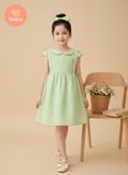  Đầm Xoè Xếp Ly Bé Gái Tamiuy Màu Xanh Danh Cho Bé 10-38 kg 