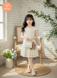  ĐầmThiết Kế Bé Gái  Tamiuy Ren Dập Ly Đuôi Cá Dành cho Bé  40 kg 