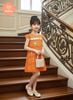  Đầm Bé Gái Tay Cánh Tiên Dáng A TAMIUY Đính Nơ Ruy Băng 