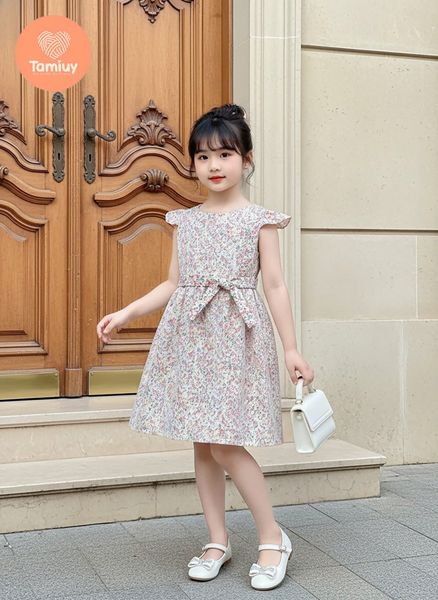  Đầm Bé Gái Hoa Nhí Ren Dáng A TAMIUY 
