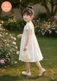  Đầm Bé Gái Dáng Xòe Phối Ren TAMIUY, Đi Tiệc Đi Chơi (4 Màu) Size 2-12 