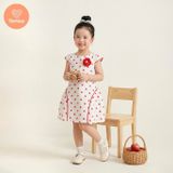  TAMIUY( BST Miên Dương ) Đầm Bé Gái Cotton Chấm Bi Dễ Thương  Dành Cho Bé Gái  10-38 kg 